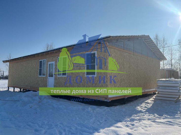 Строительство домов из СИП панелей в Ровни от СК "Домик"