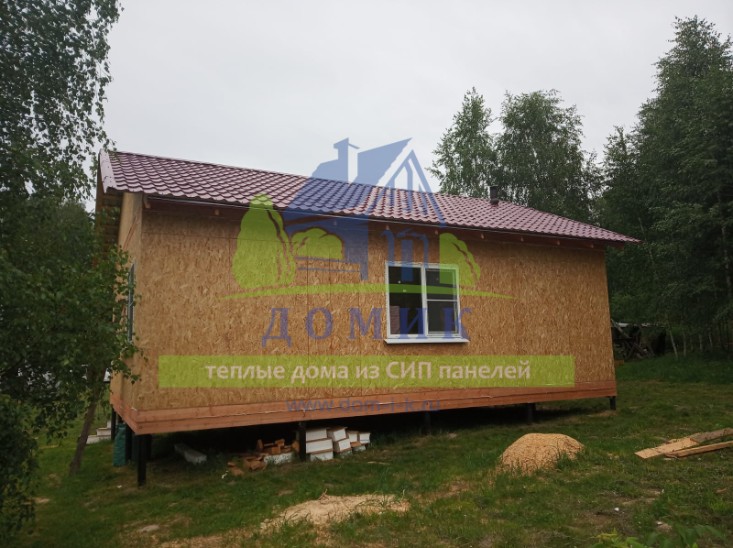 Строительство теплого дома из СИП в Клинском районе