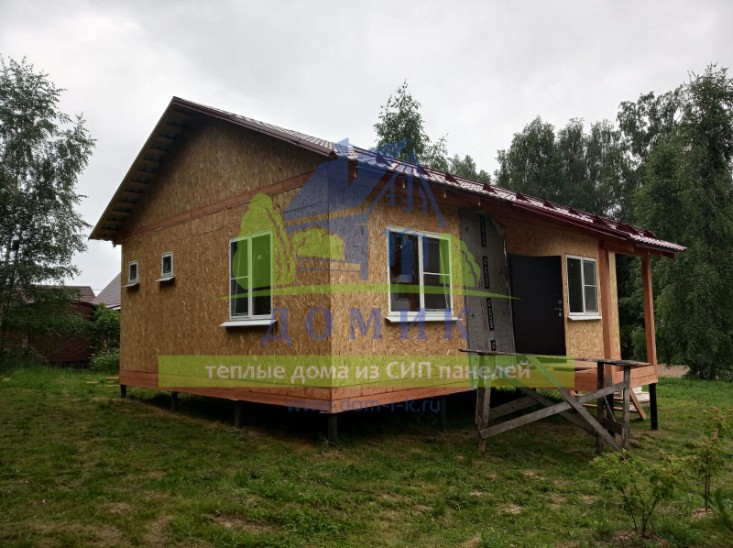 Строительство теплого дома из СИП в Клинском районе