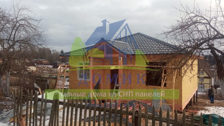 Дома из СИП панелей от СК Домик
