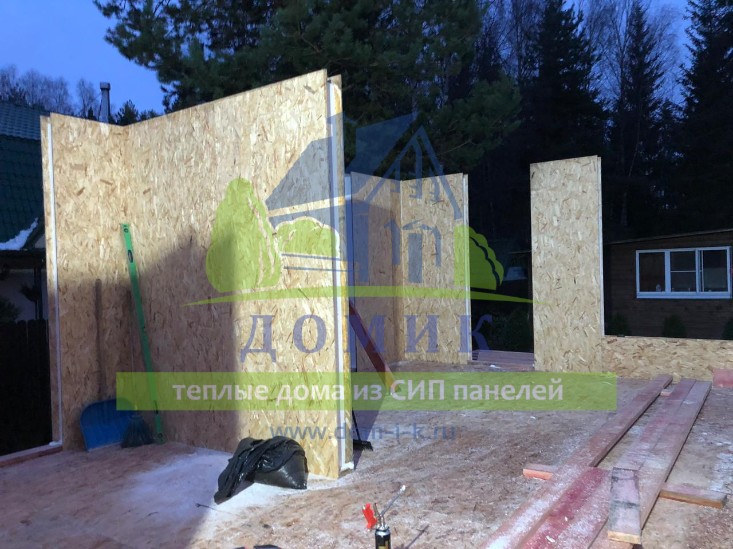 Дома из СИП панелей от СК Домик