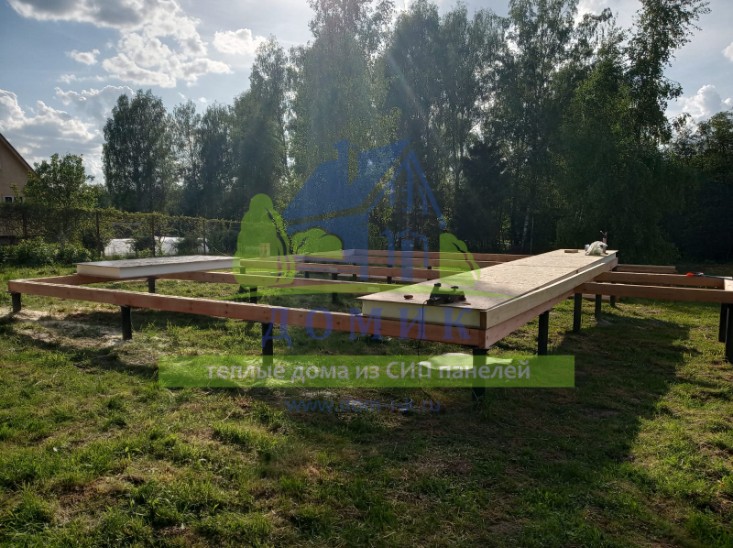 Строительство теплого дома из СИП в Клинском районе