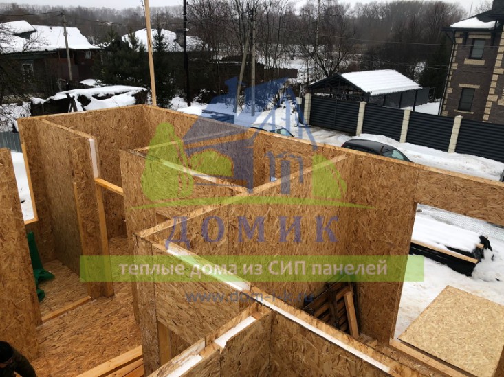 Дома из СИП панелей от СК Домик