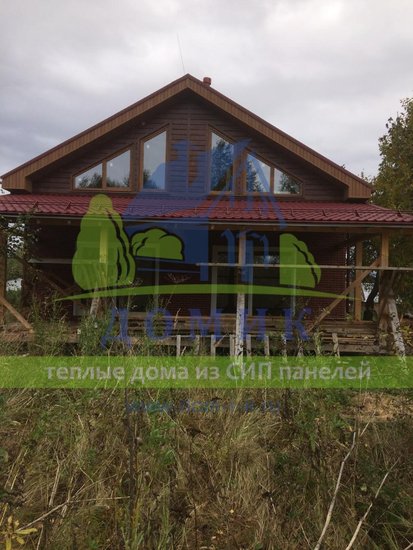 Строительство теплого дома из СИП в Тульской области.
