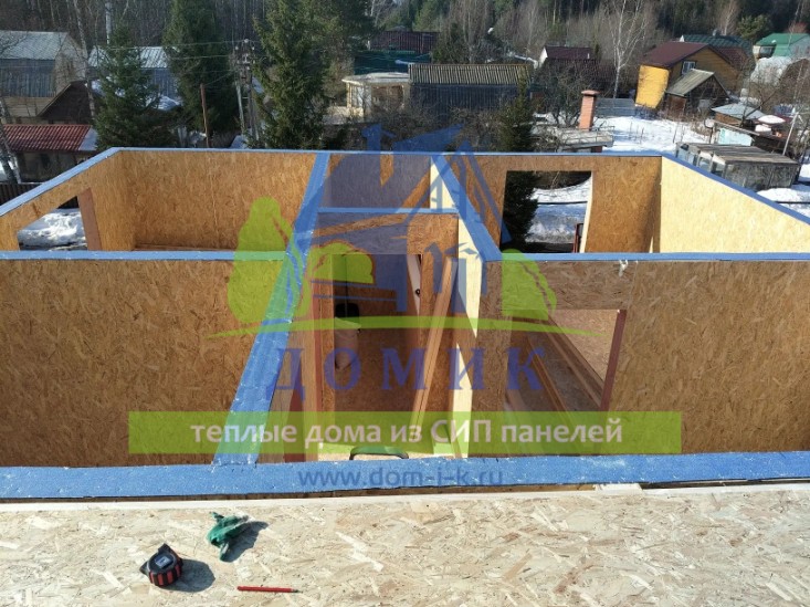Дома из СИП панелей от СК Домик
