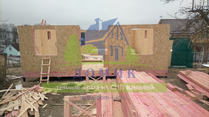 Дома из СИП панелей от СК Домик