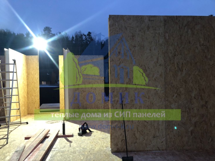 Дома из СИП панелей от СК Домик