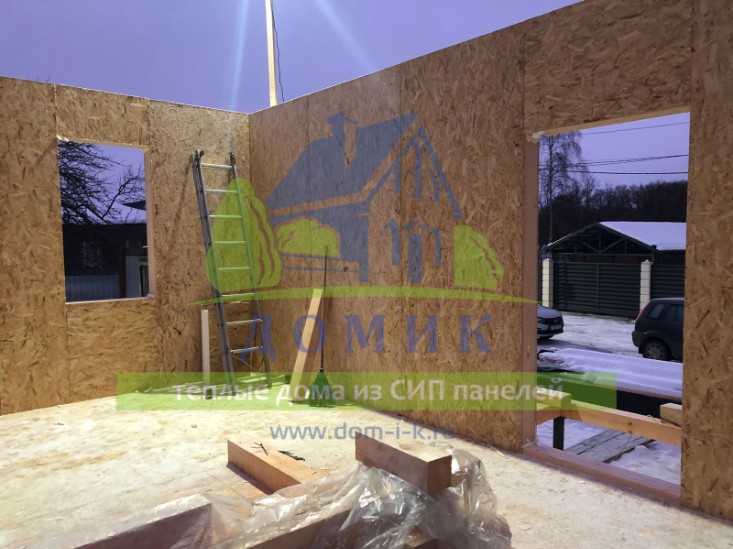 Дома из СИП панелей от СК Домик