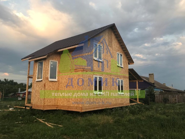 Строительство теплого дома из СИП панелей от компании СК "Домик&q