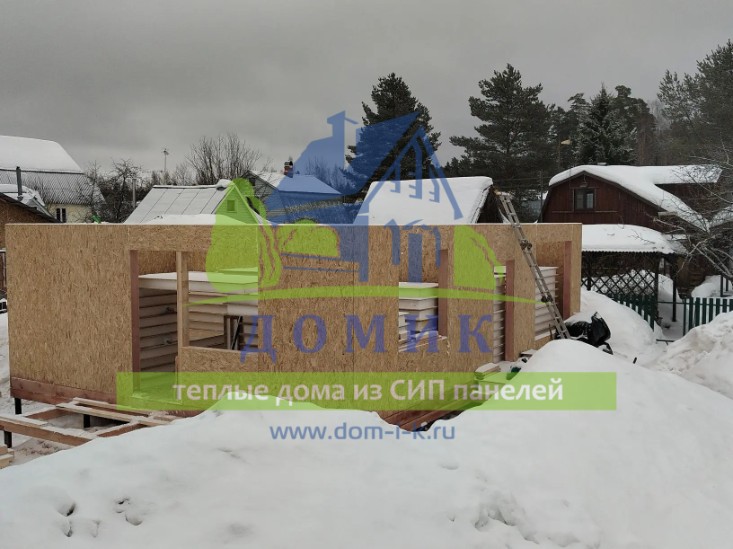 Дома из СИП панелей от СК Домик