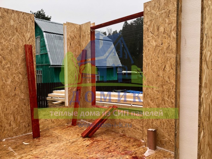 Дома из СИП панелей от СК Домик
