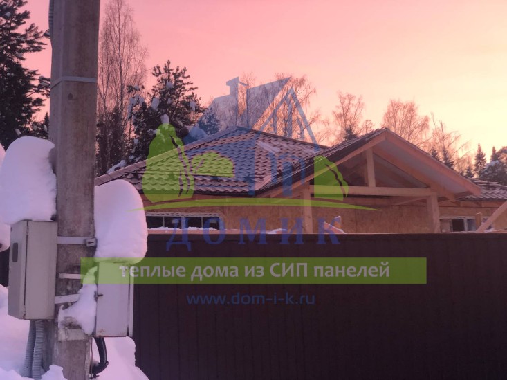 Дома из СИП панелей от СК Домик