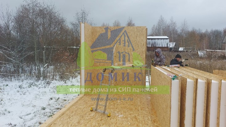 Дома из СИП панелей от СК Домик