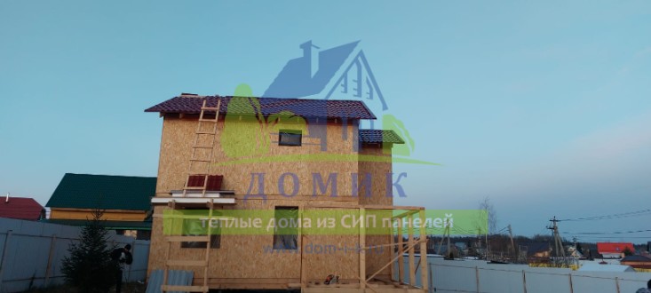 Строительство теплого дома из СИП панелей от компании СК "Домик&q