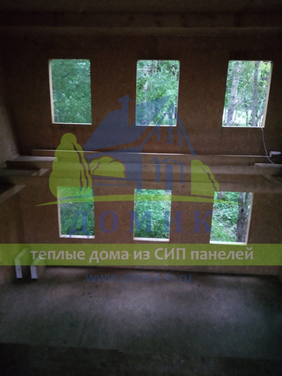 Строительство теплого дома из СИП панелей от компании СК "Домик&q