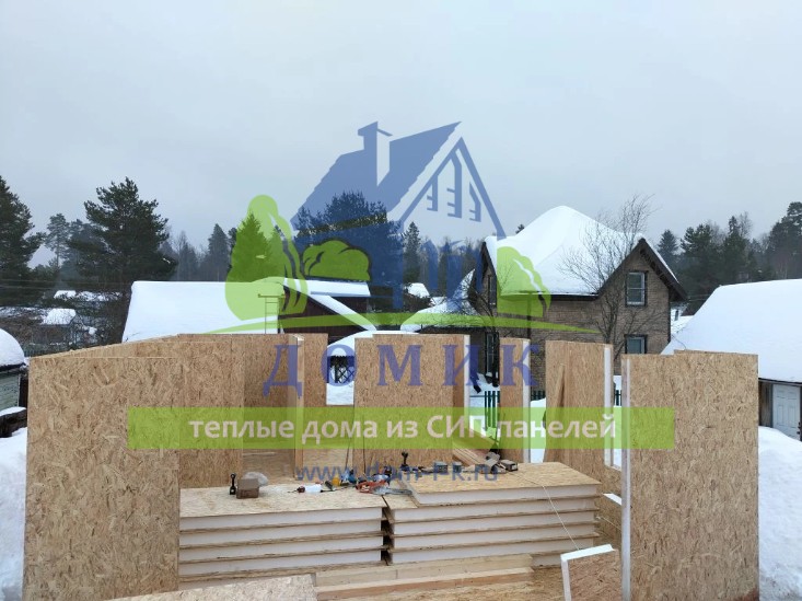 Дома из СИП панелей от СК Домик