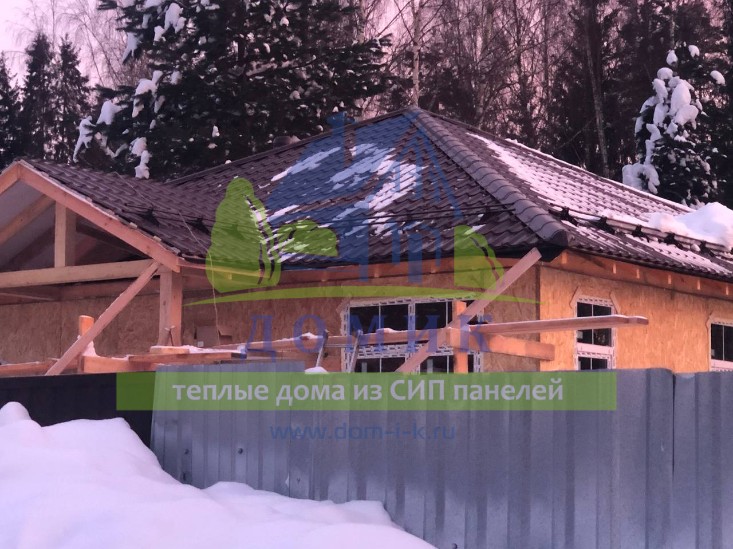 Дома из СИП панелей от СК Домик