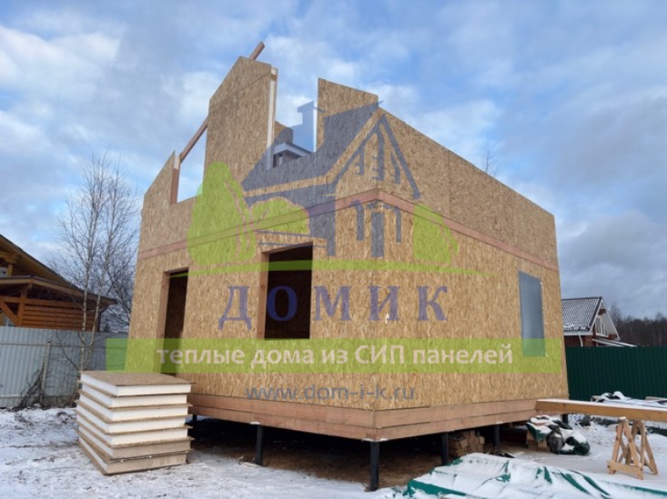 Дома из СИП панелей от СК Домик
