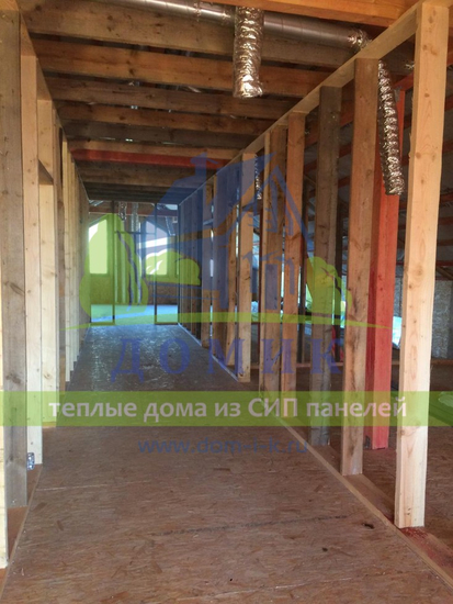 Строительство теплого дома из СИП в Тульской области.