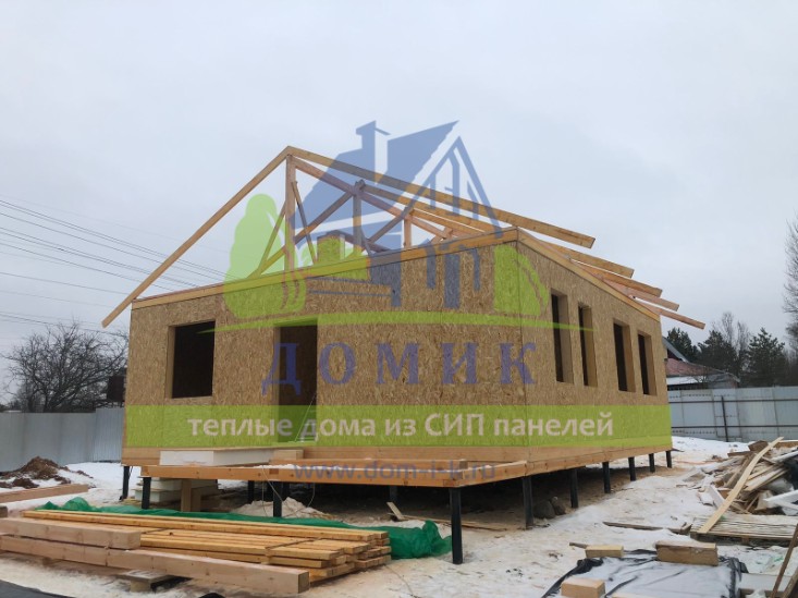 Дома из СИП панелей от СК Домик