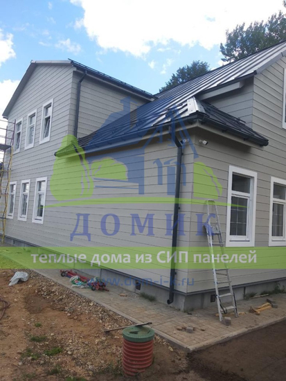 Строительство теплого дома из СИП панелей от компании СК "Домик&q