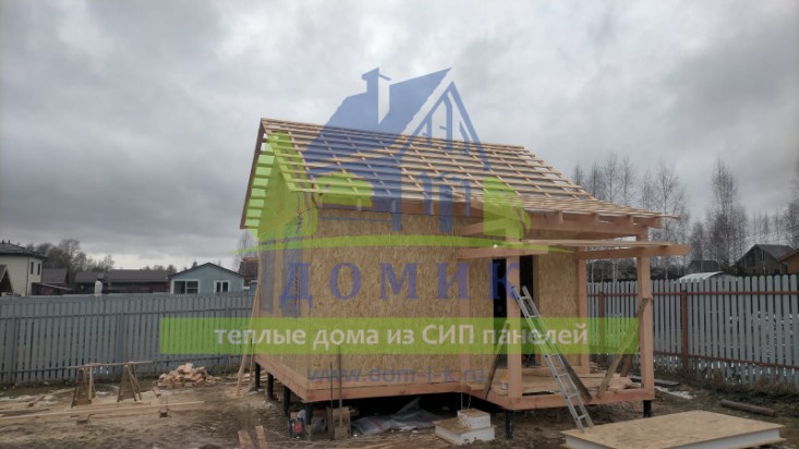 Дома из СИП панелей от СК Домик