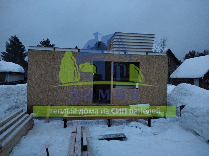 Дома из СИП панелей от СК Домик