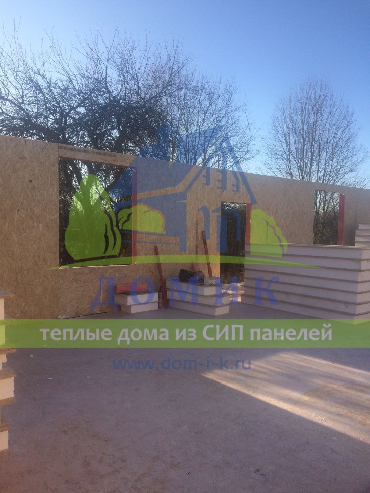 Дома из СИП панелей от СК Домик