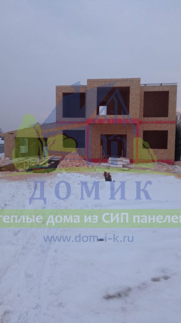 Дома из СИП панелей от СК Домик