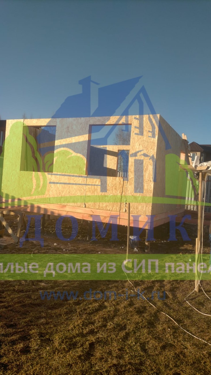 Дома из СИП панелей от СК Домик