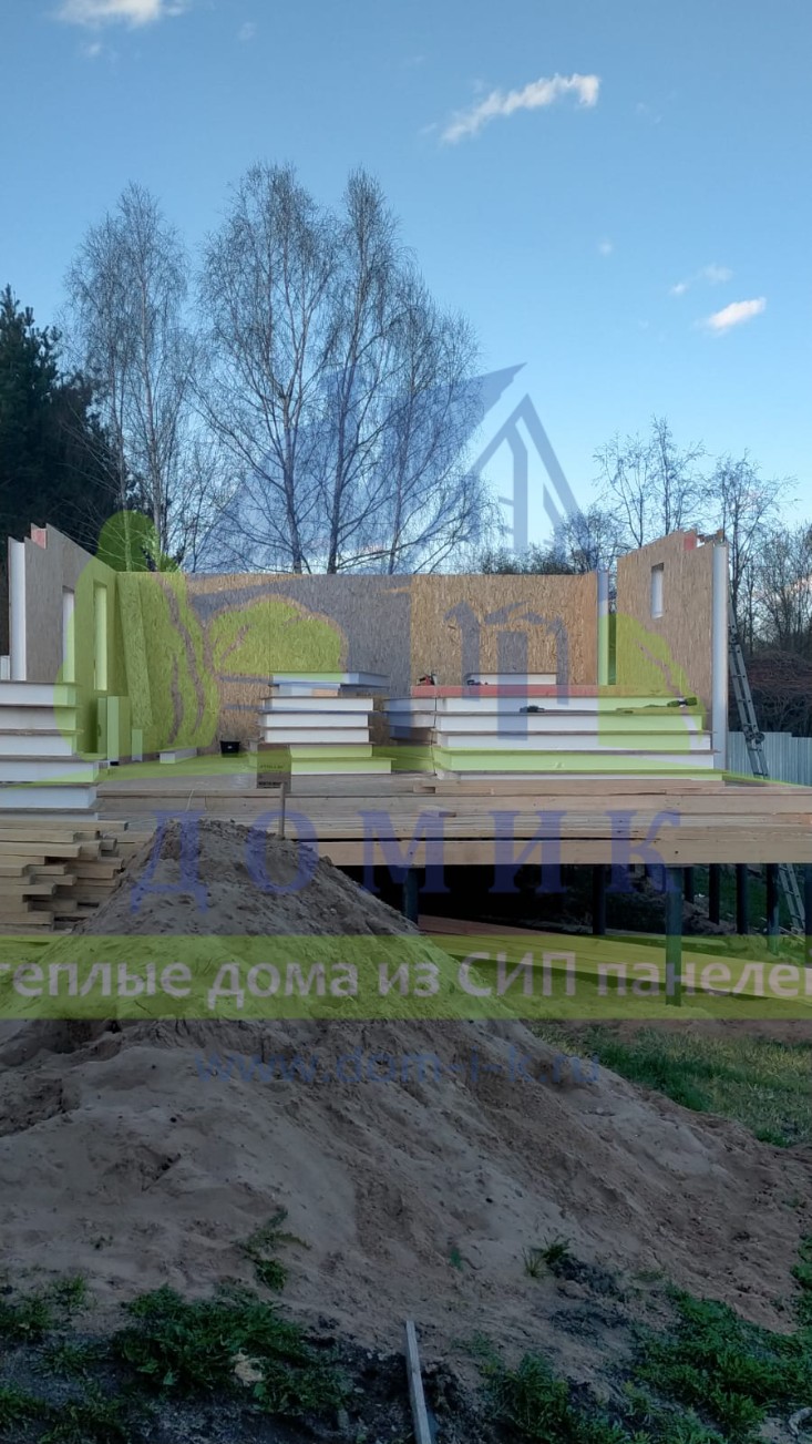 Дома из СИП панелей от СК Домик