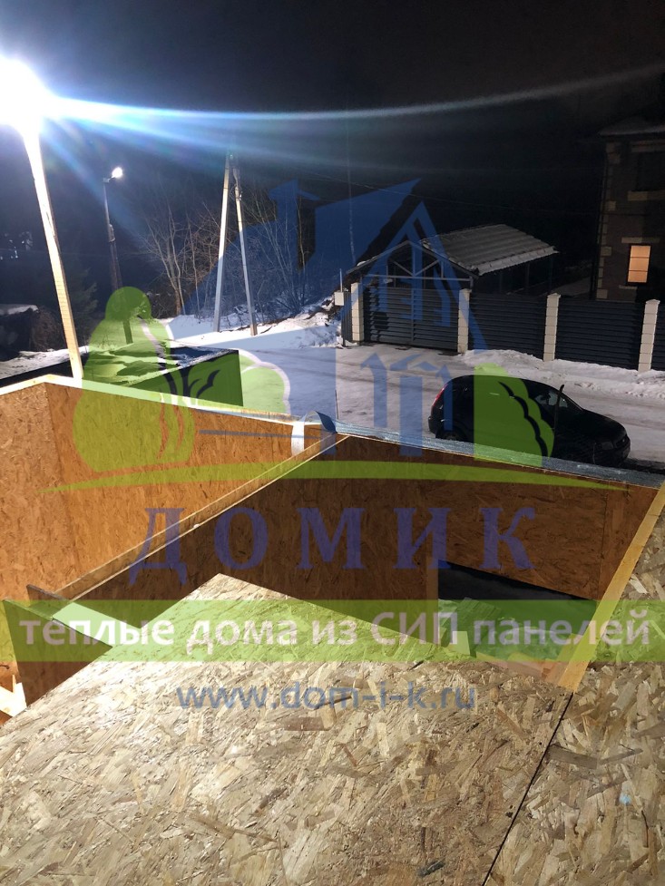 Дома из СИП панелей от СК Домик